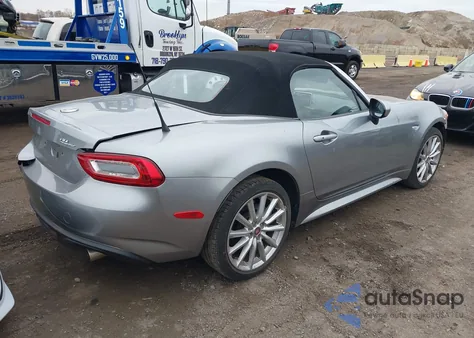 2017 Fiat 124 Spider Lusso from USA, damaged, VIN JC1NFAEK0H0105019
